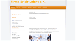 Desktop Screenshot of erich-leicht.com